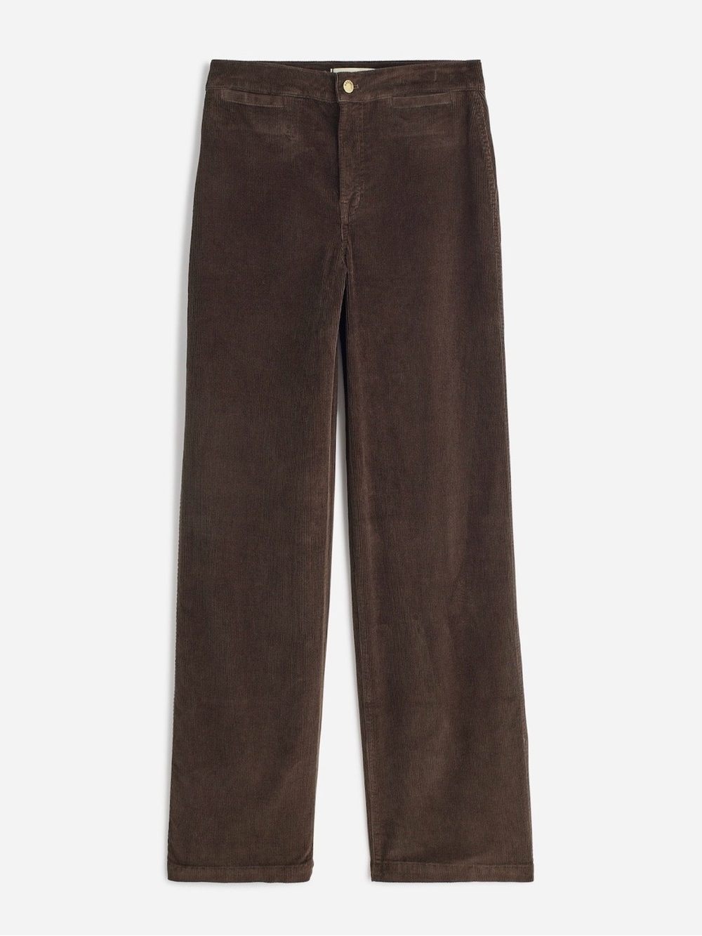 Madewell Women's Gray Wide Leg Corduroy